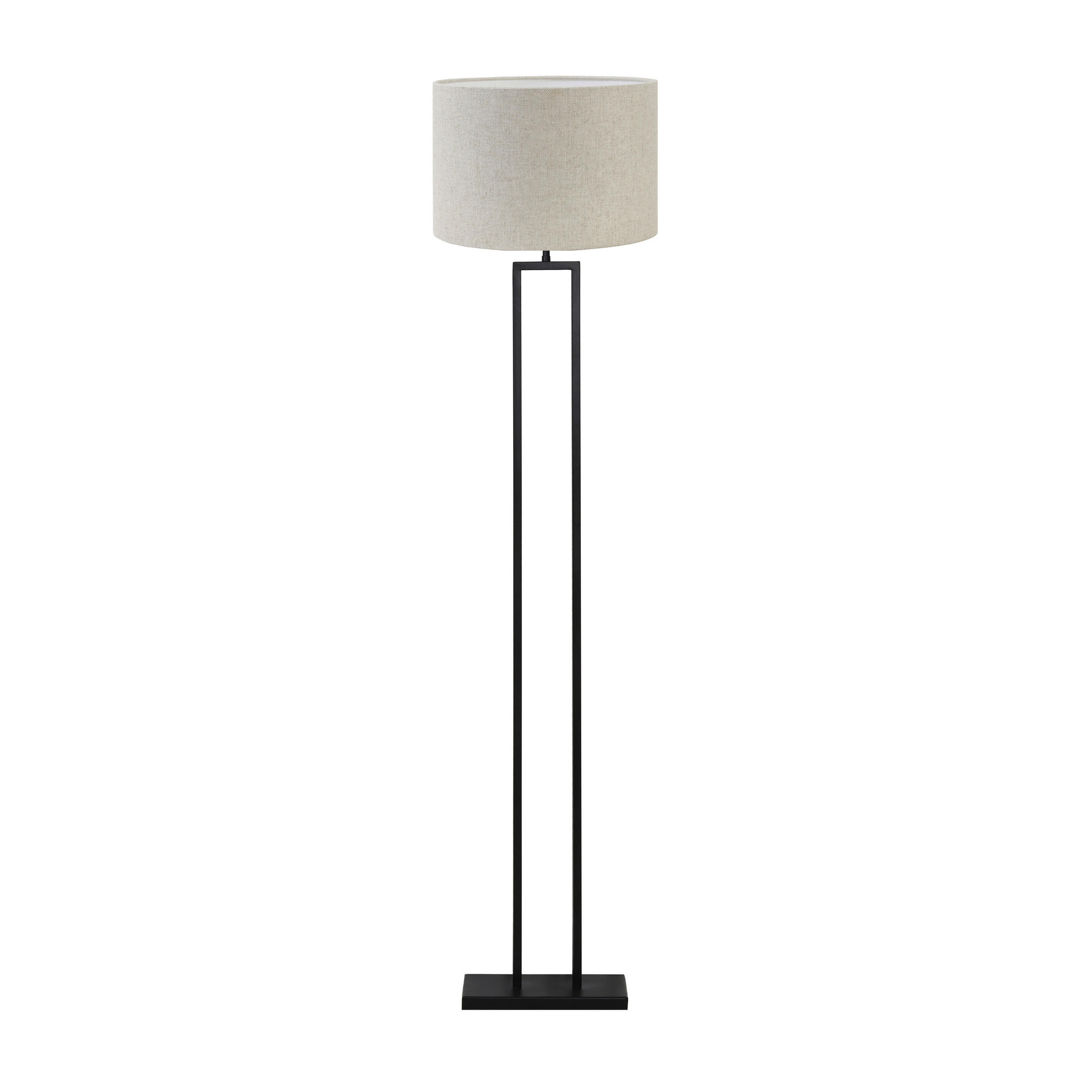 Light & Living Stehlampe Schwarz, Hellbraun 40x170x40 cm