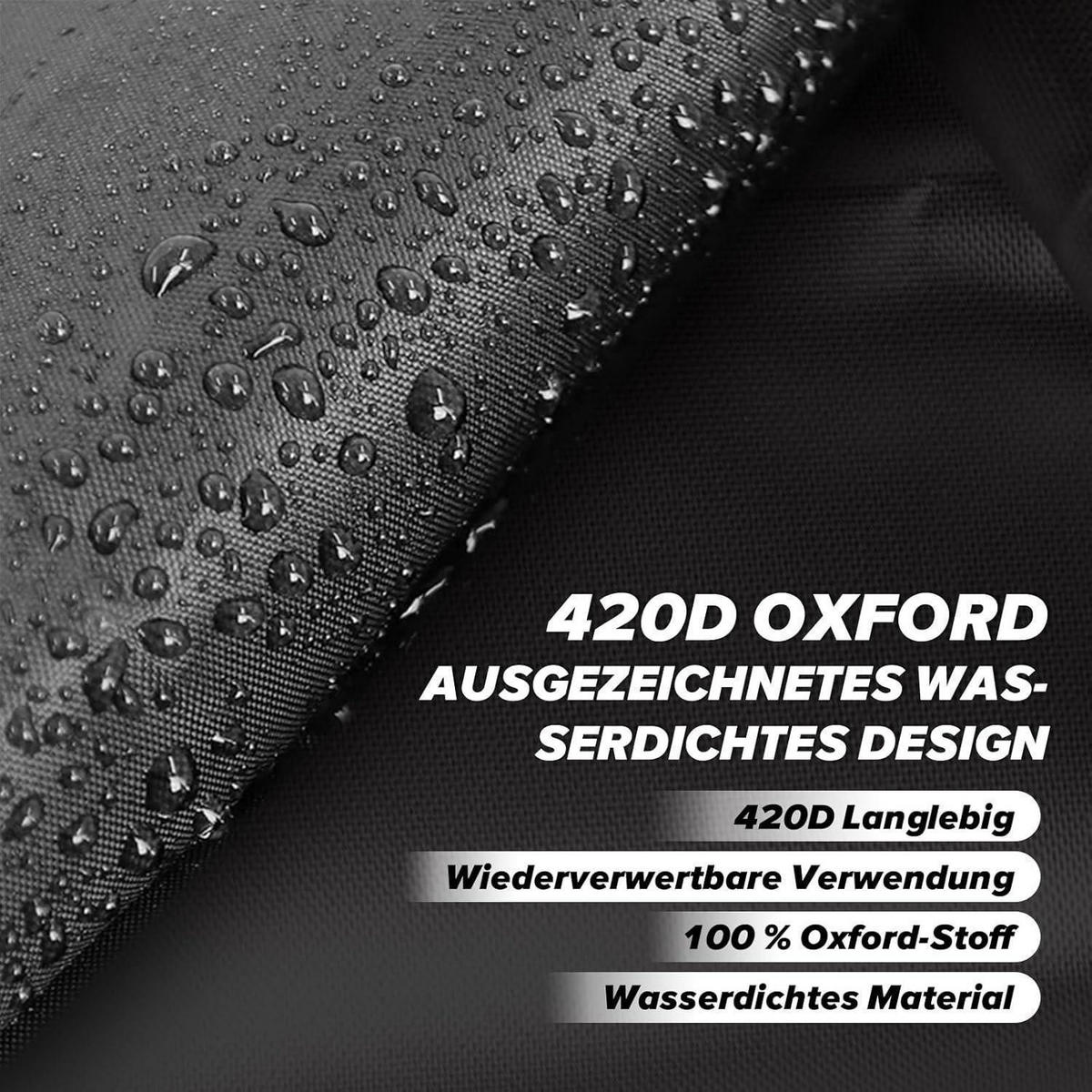 ABDECKUNG für Matschküche 110 x 50 x 98 cm Wasserdicht UV-Beständig - Schwarz, Textil (50/98/110cm)