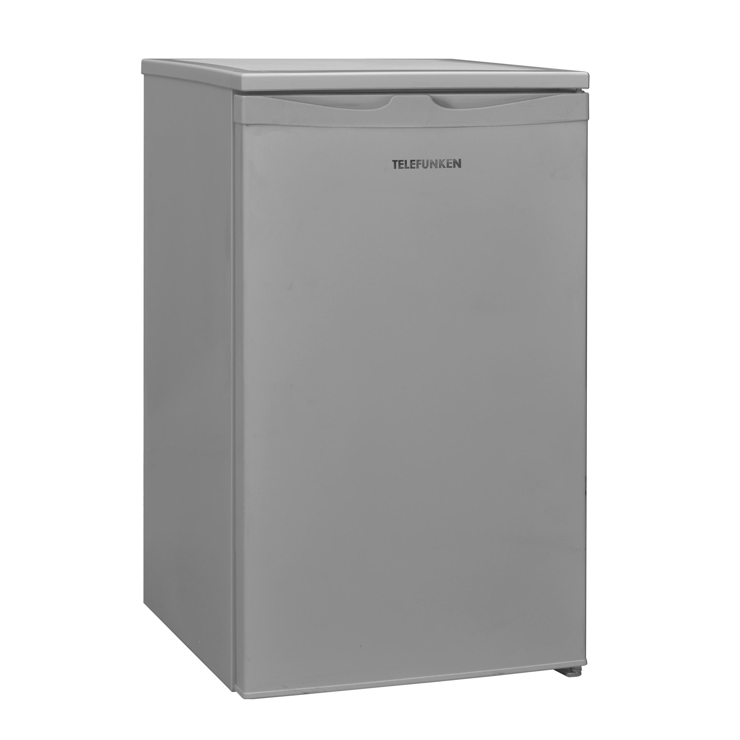 GEFRIERSCHRANK, 63 Liter Nutzinhalt, 4-Sterne, klein, leise & effizient, silber, CF-34-101-S - Silberfarben, Kunststoff/Metall (48/82.1/51cm) - Telefunken
