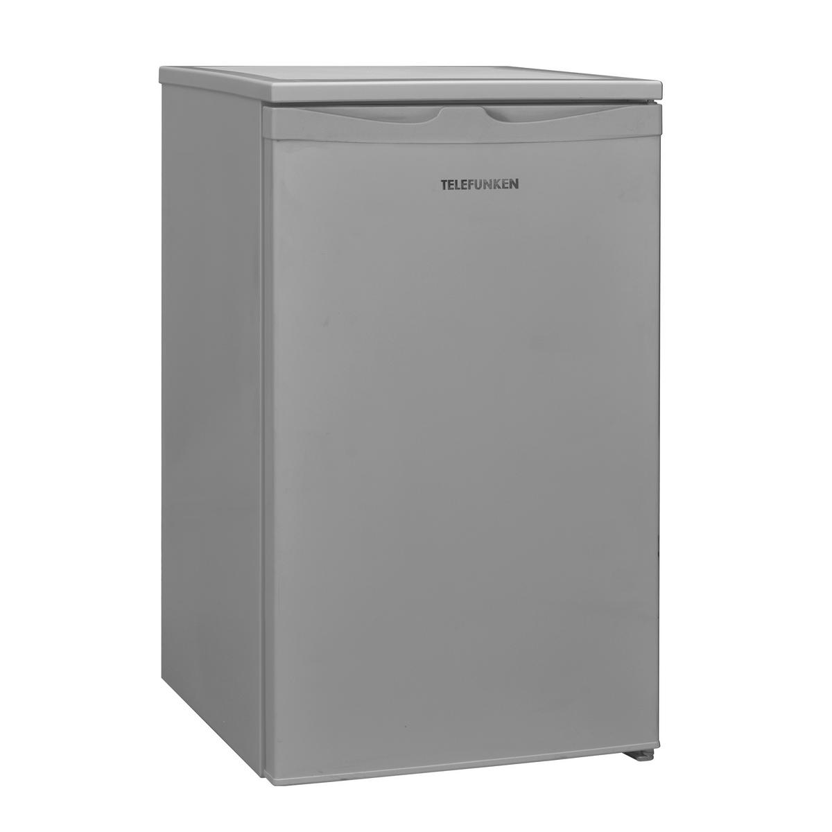 GEFRIERSCHRANK, 63 Liter Nutzinhalt, 4-Sterne, klein, leise & effizient, silber, CF-34-101-S - Silberfarben, Kunststoff/Metall (48/82.1/51cm) - Telefunken