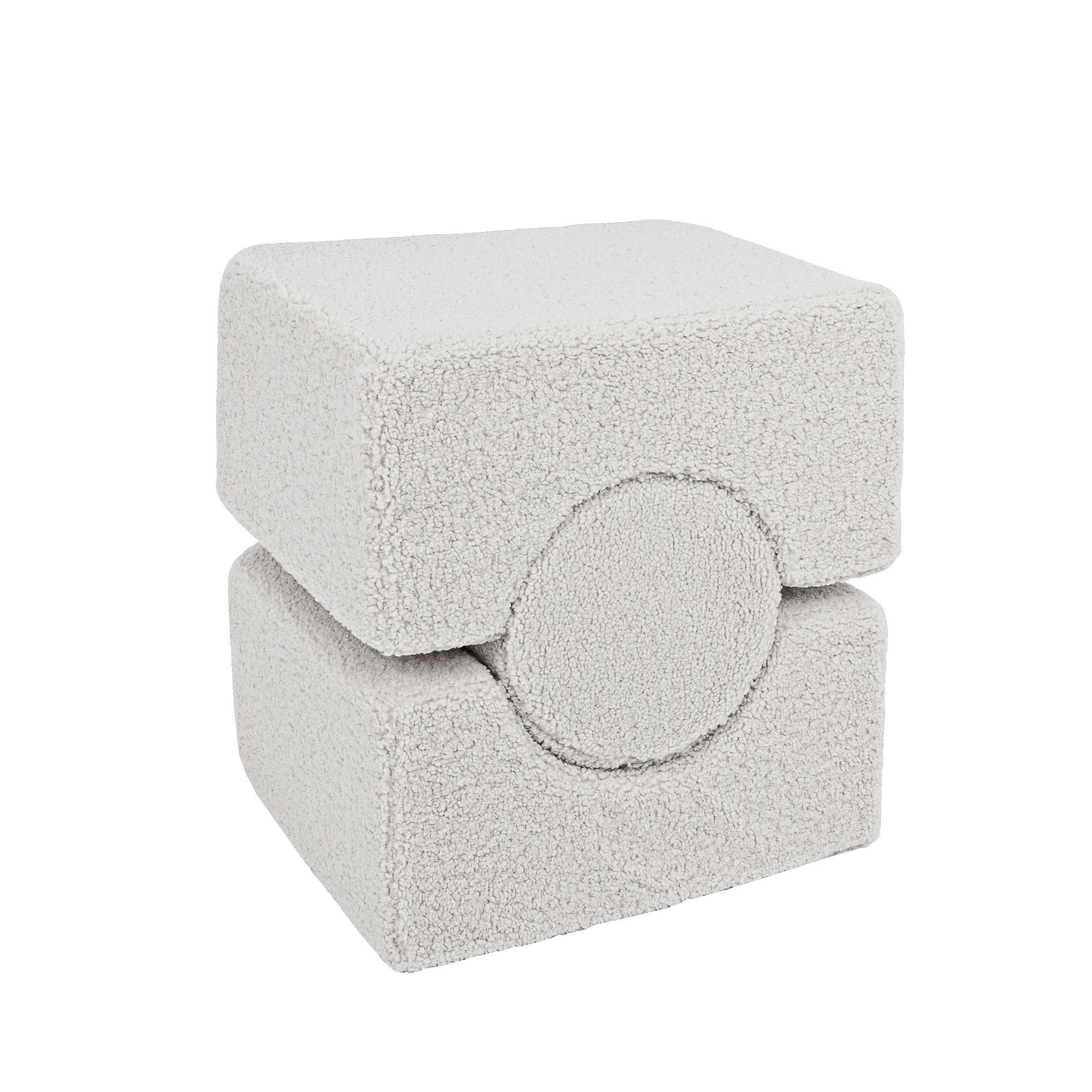 SCHAUMSTOFF-BAUSTEINE für Kinder, Shape, Bearly, Cremig - Creme, Textil (45/30/55cm) - MeowBaby
