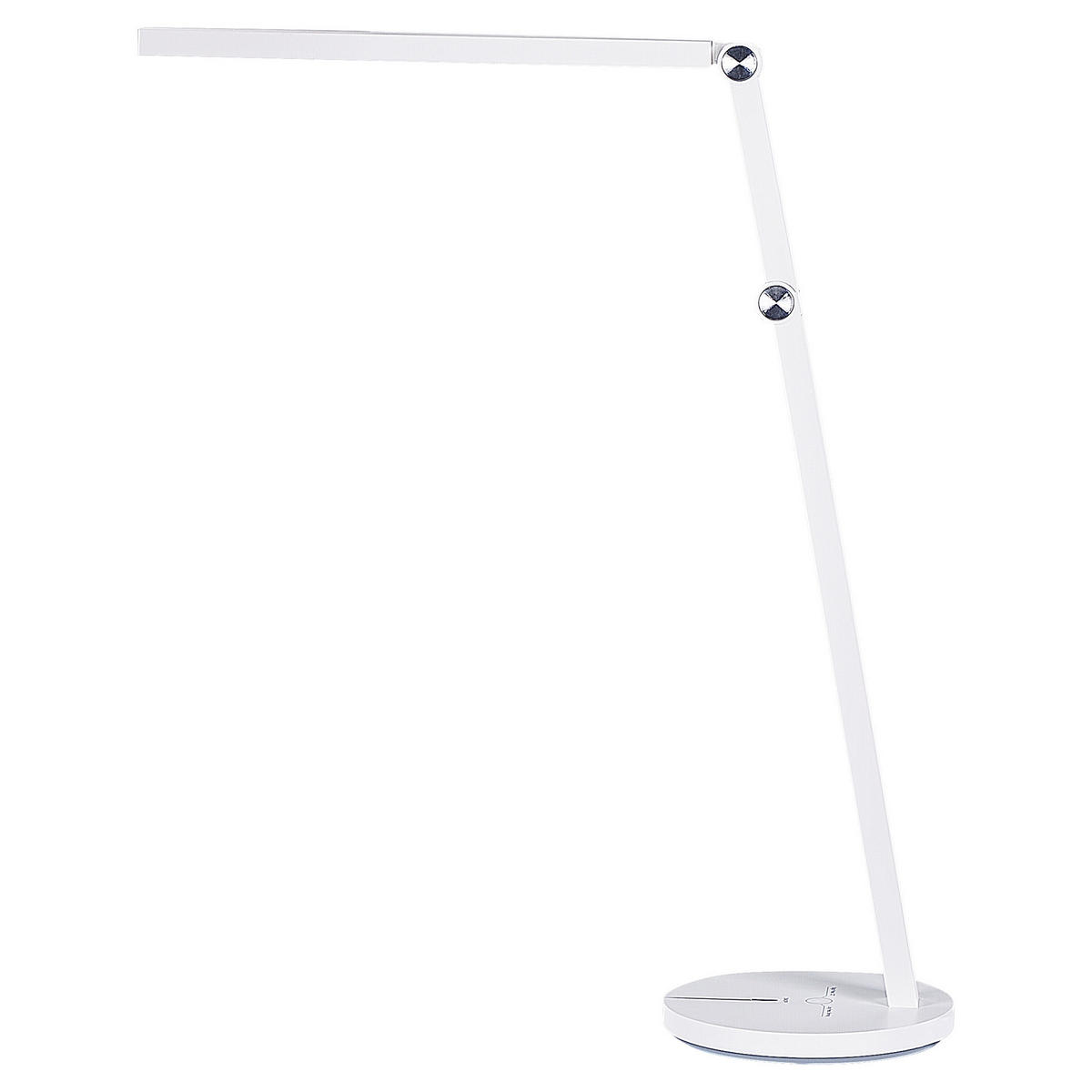 SCHREIBTISCHLAMPE Dorado 17/32/48 cm - Weiß, Kunststoff (17/32/48cm) - Beliani