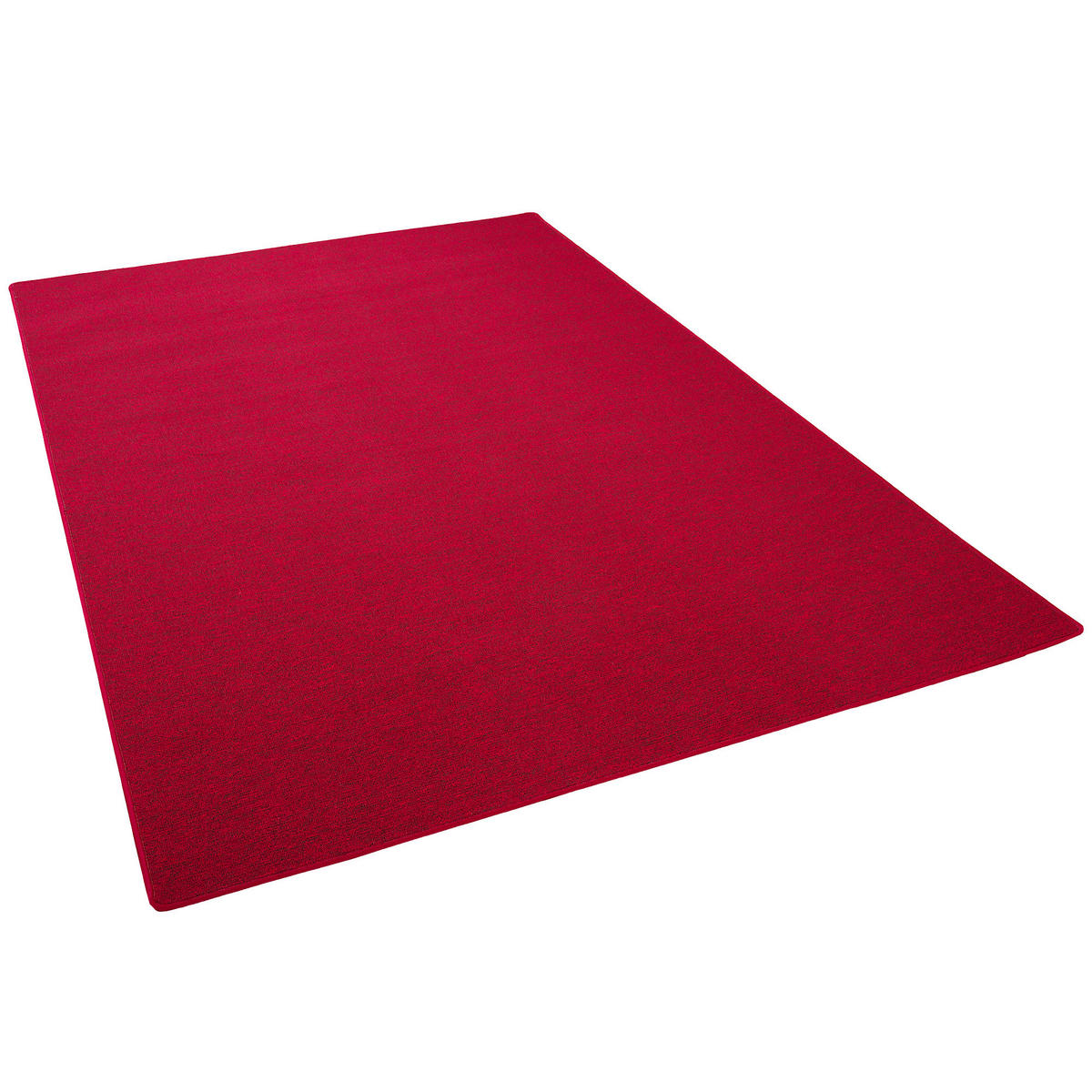 FEINSCHLINGEN VELOUR TEPPICH STRONG - Rot, Textil (160/200cm) - Snapstyle