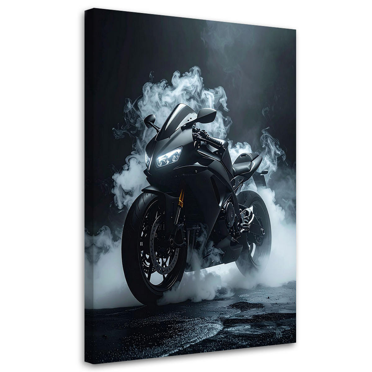 LEINWANDBILD Kraftfahrzeuge 40x60cm - Schwarz, Textil (40/60cm) - Feeby