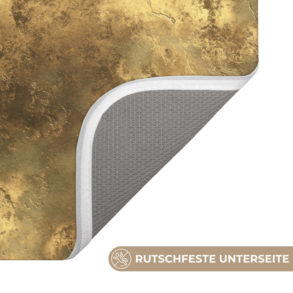 KÚPEĽŇOVÁ PREDLOŽKA Starožitný - metalický vzhľad - zlatý 60x40 cm - zlatá, textil/plast (60/40cm) - OnlyWow