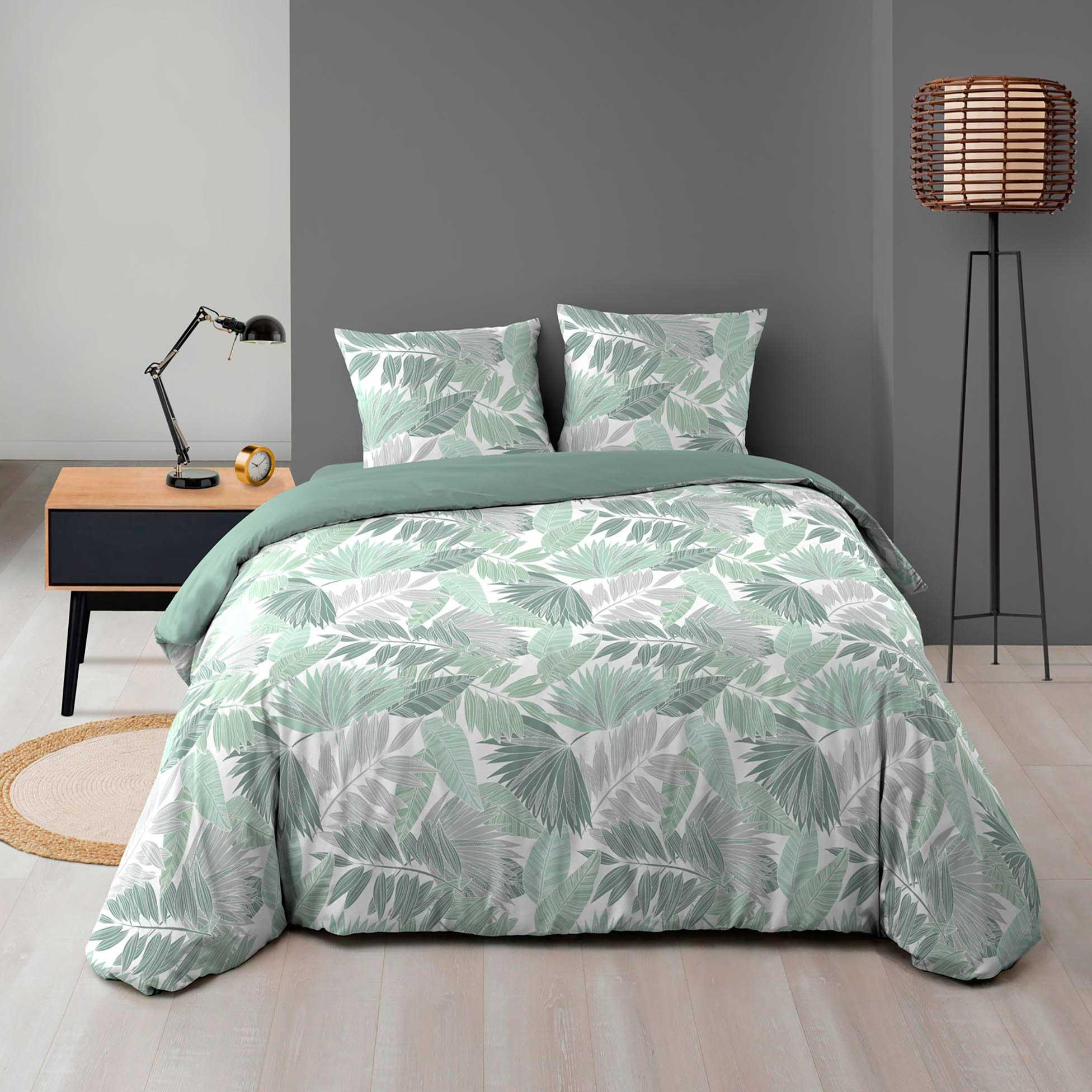 BETTWÄSCHE Epicea 240/220 cm 3-teilig - Grün, Textil (220/240cm) - Douceur d´intérieur