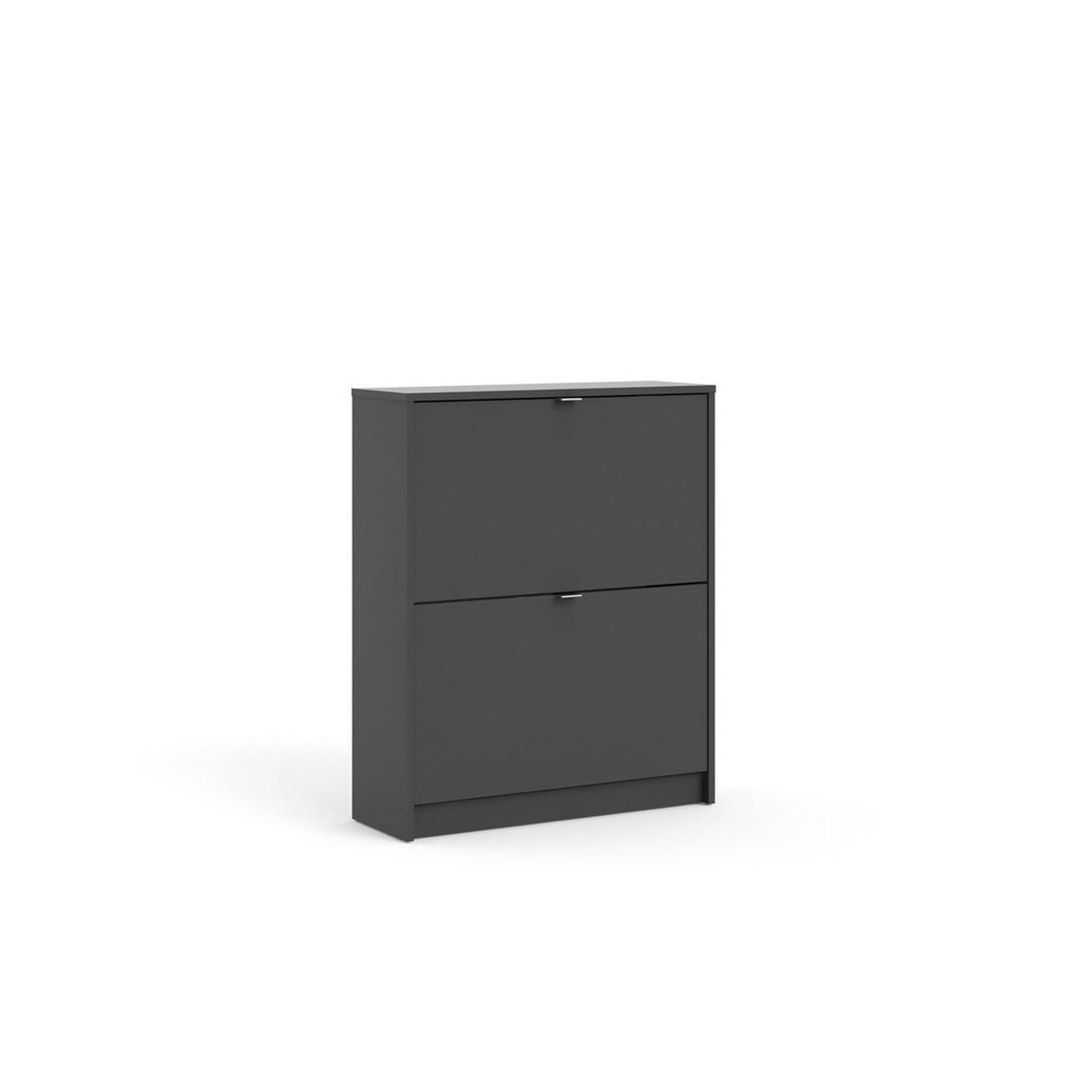 SCHUHSCHRANK, Shane, Grau, Spanplatte foliert, 71 x 25 x 86 cm - Grau, Holzwerkstoff (71/86/25cm) - ebuy24