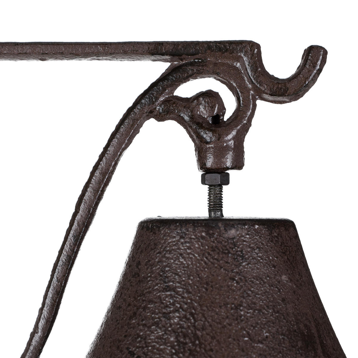 ZVONEK u dveří - hnědá, kov (11/13/15cm) - Relaxdays