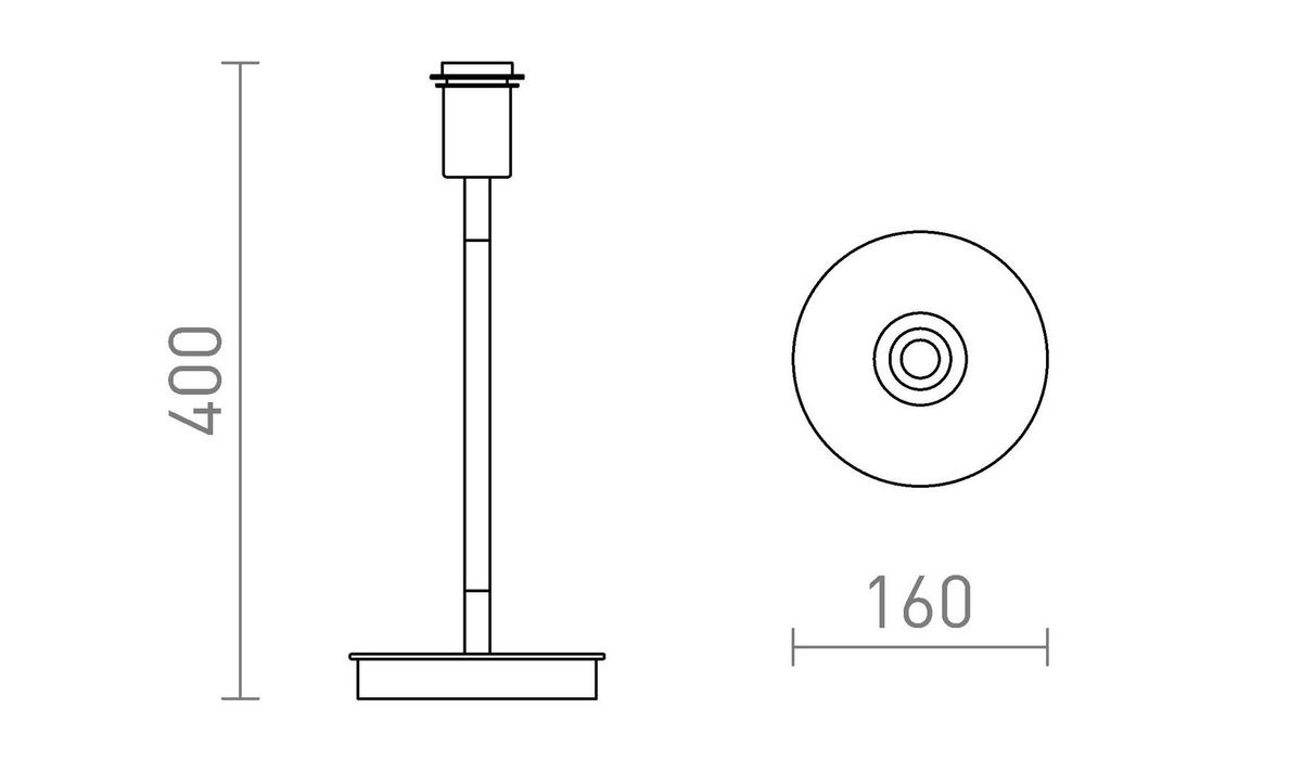 LEUCHTE KEITH Weiß Buche 15 W - Weiß, Holz (16/16/40cm) - Rendl