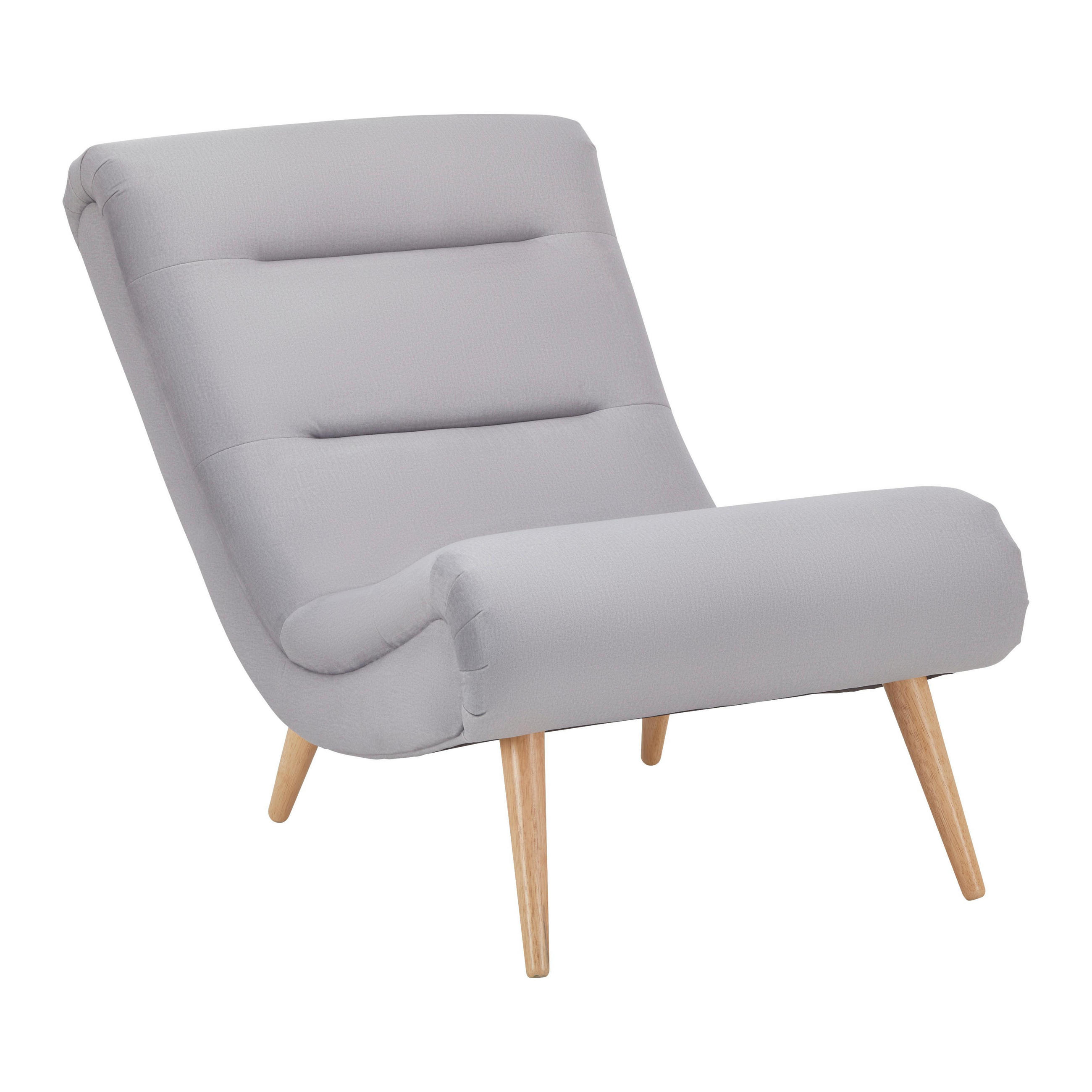 SESSEL Jan Hellgrau Samt - Hellgrau, Holz (102/74/90cm) - Bessagi Home