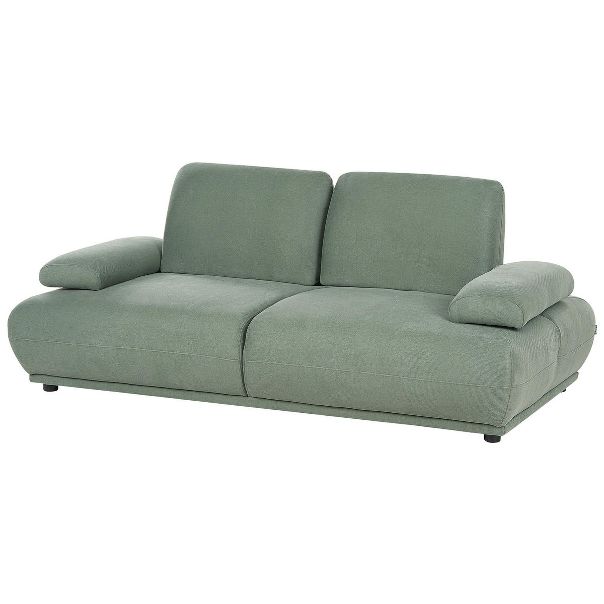 POHOVKA 3-místná Světle zelená Nacka - světle zelená, textil (211/89/110cm) - Beliani