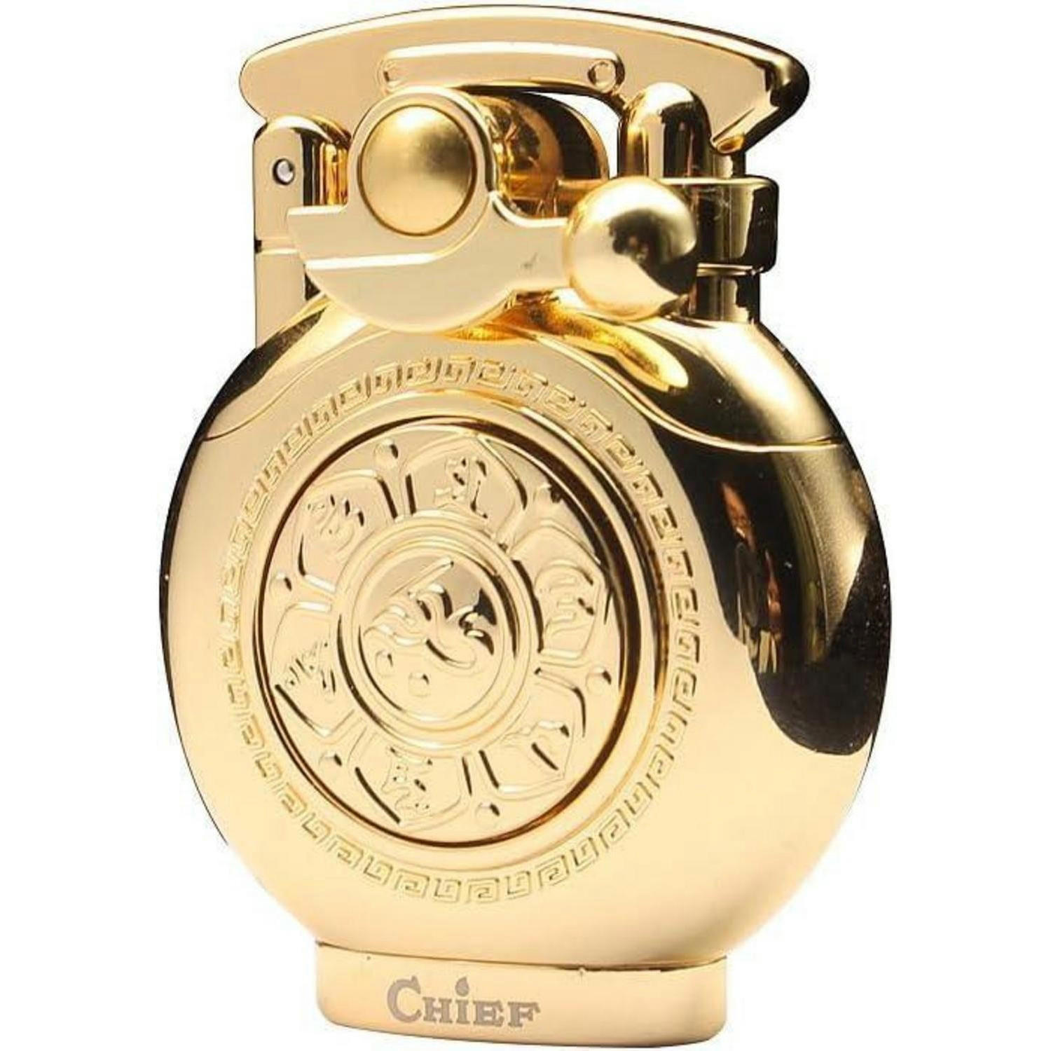 FEUERZEUG Vintage Gold - Goldfarben, Metall (4/1.2/7cm)