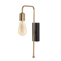 WANDLEUCHTE jeanne farbe gold 40w - Goldfarben, Metall (22/42/6cm) - Concept Usine