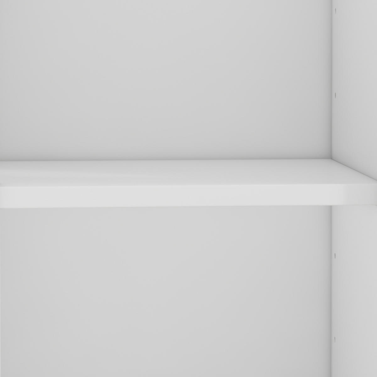 SCHUHSCHRANK 90/25/121 cm mit 3 Klappen, 1 Schublade und 1 Tür in Weiß - Weiß, Holzwerkstoff (90/121/25cm) - BEAOK