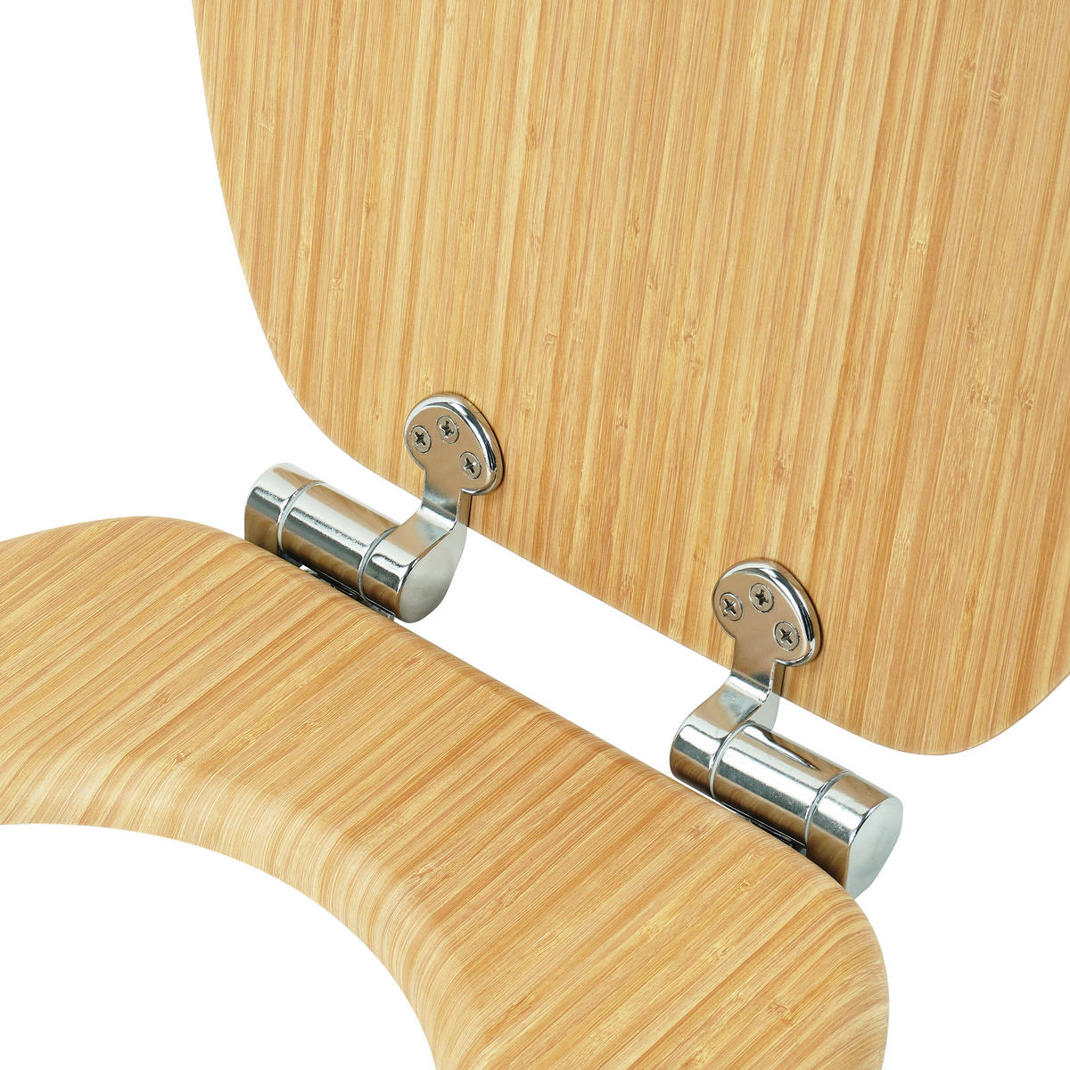 TOILETTENDECKEL - Hellbraun, Holzwerkstoff/Kunststoff (37.5/5.5/43.5cm) - Relaxdays