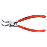 SICHERUNGSRINGZANGE für Außenringe, gebogen, A01/Ø 0,9 mm, 125 mm - Multicolor, Kunststoff (135/74/135cm) - KNIPEX