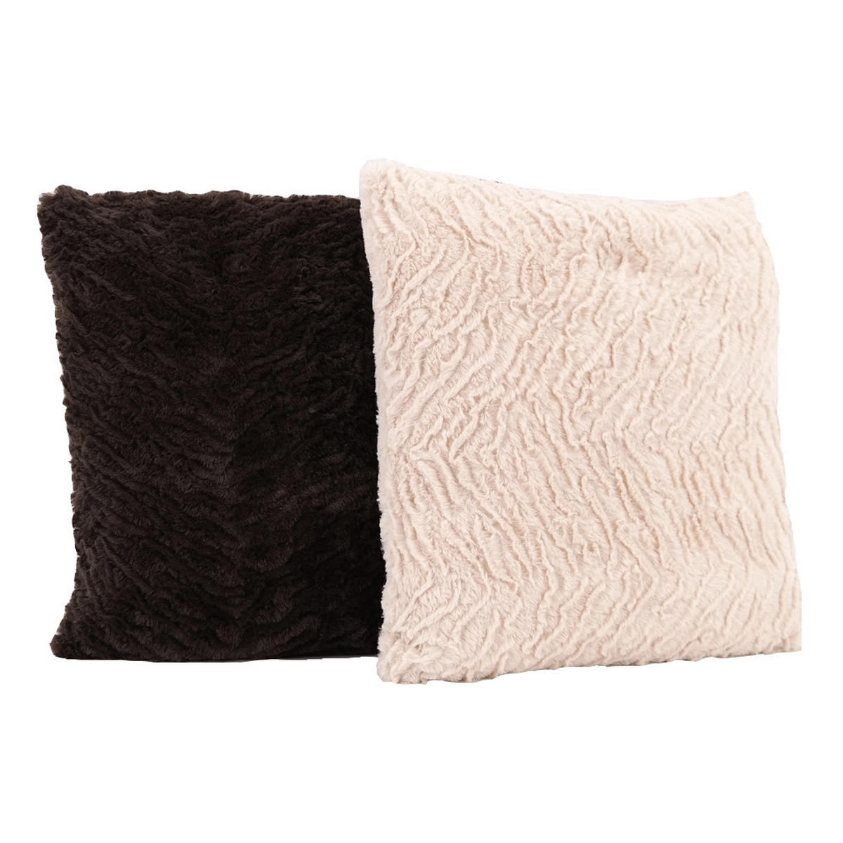 KISSENHÜLLE 40x40 cm, Polyester, Beige - Beige, Textil (40/40cm) - PTMD Collection