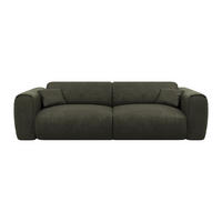 SCHLAFSOFA - 4 Personen - Stoff - Khaki - - Schlammfarben, Textil (236/73/100cm) - Vente-Unique