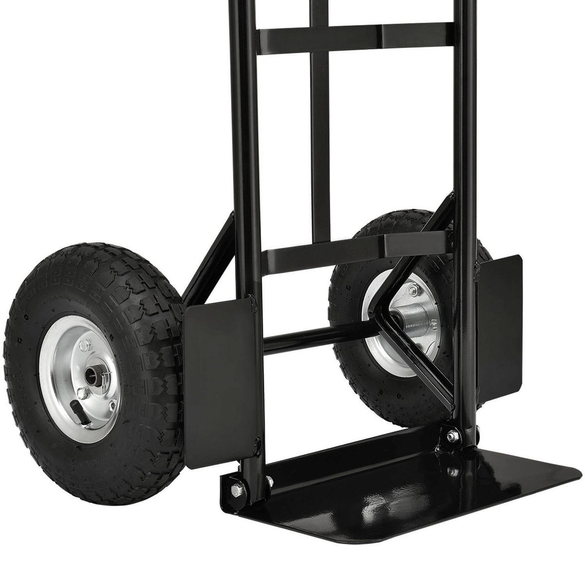 SACKKARRE Basic schwarz klappbar - Schwarz, Metall (35.5/44/118cm) - Juskys
