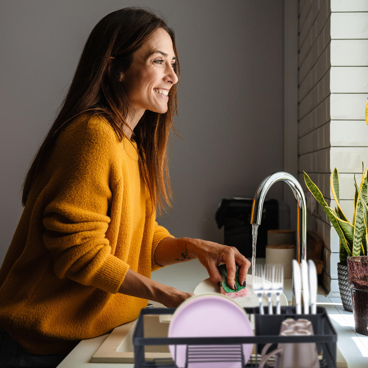 ABTROPFGESTELL - Schwarz, Kunststoff/Metall (42.5/15/32cm) - Relaxdays