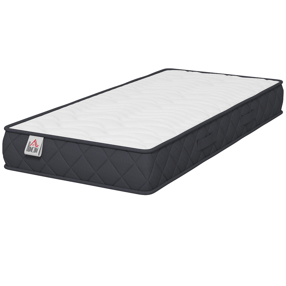 MATRATZE 90/190 cmDE-18538 20 cm Memory-Schaum - Grau, Textil (90/190cm) - ComfortXL