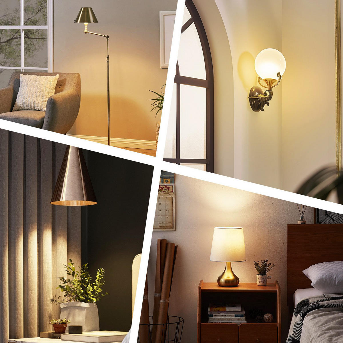 LEUCHTMITTEL Phosmorix 4.5/4.5/7.9 cm - Weiß, Kunststoff (4.5/7.9cm) - ZMH