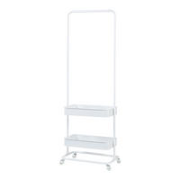 GARDEROBENSTÄNDER Kumad - Weiß, Metall (58/174.5/36cm) - [en.casa]