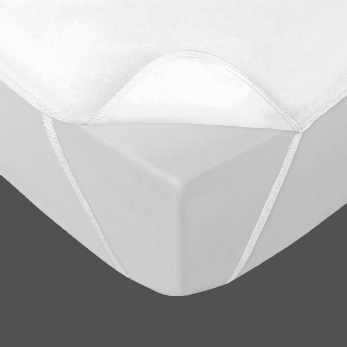 MATRATZENSCHONER Jessy 160/200 cm - Weiß, Textil - Douceur d´intérieur