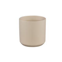 TOPF Fatima Beige 21/21/21cm - Beige, Keramik (21cm) - PTMD Collection