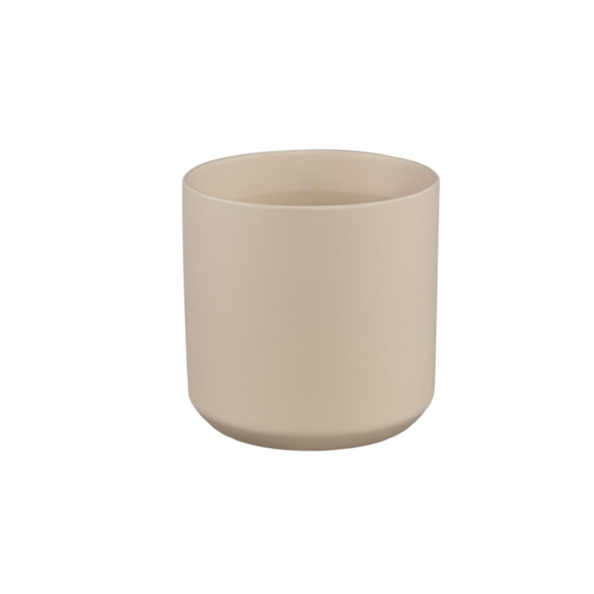 TOPF Fatima Beige 21/21/21cm - Beige, Keramik (21cm) - PTMD Collection