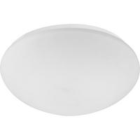 LED DECKENLEUCHTE NARINE Weiß Metall Glas - Weiß, Glas (24.5/24.5/10.5cm) - Globo Lighting