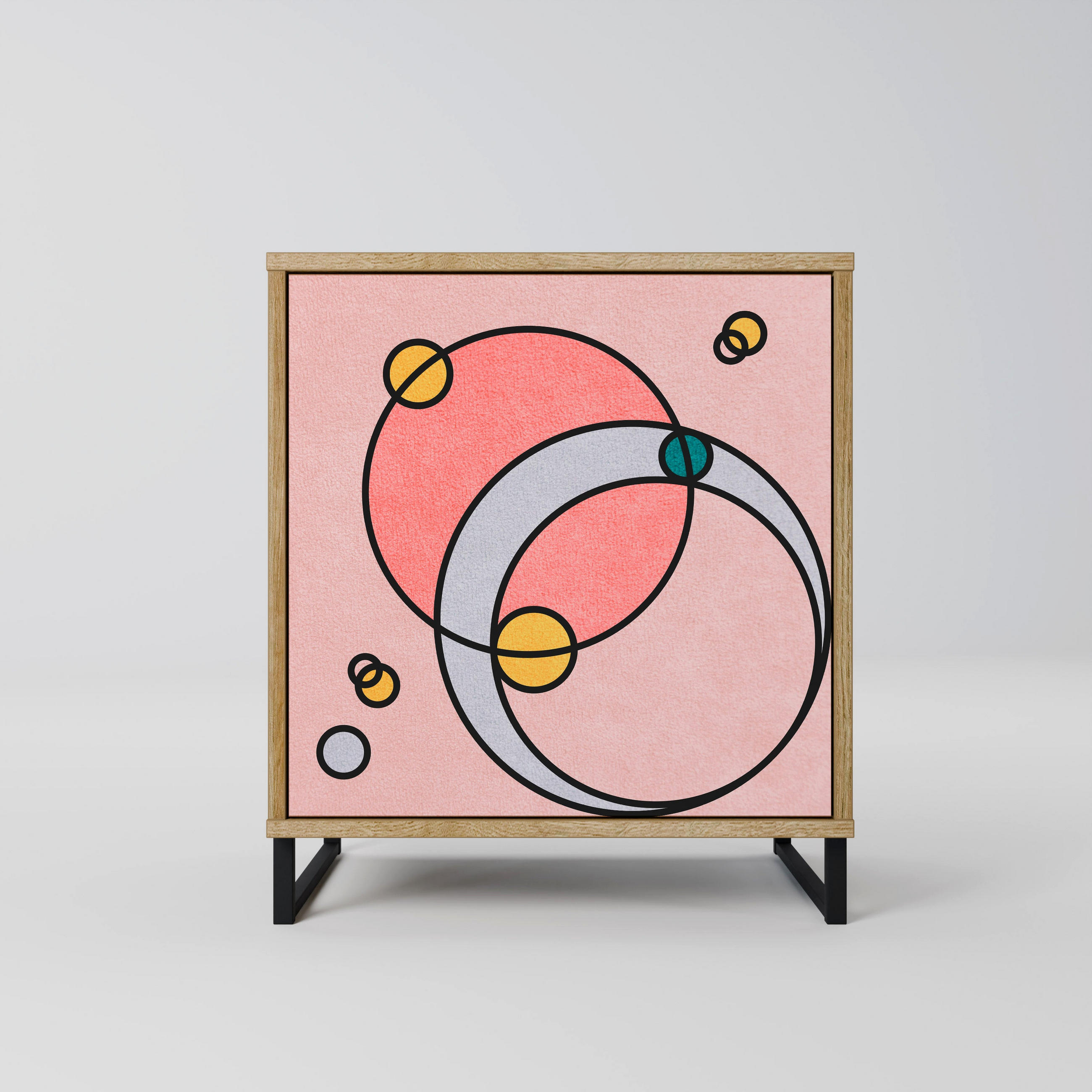 SpaceRebels Sideboard Eiche 57.5x67.5x42 cm