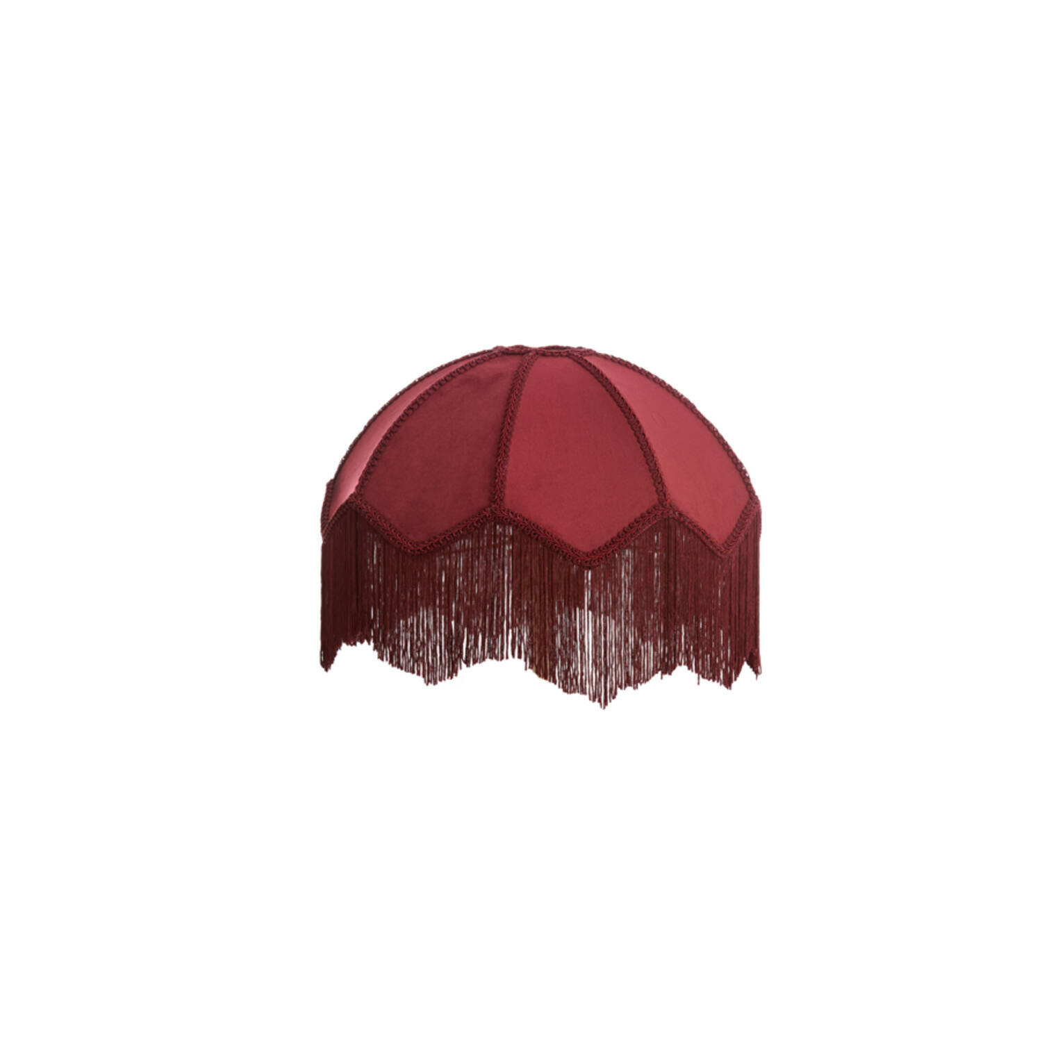 Light & Living Lampenschirm Rot 35x26x35 cm