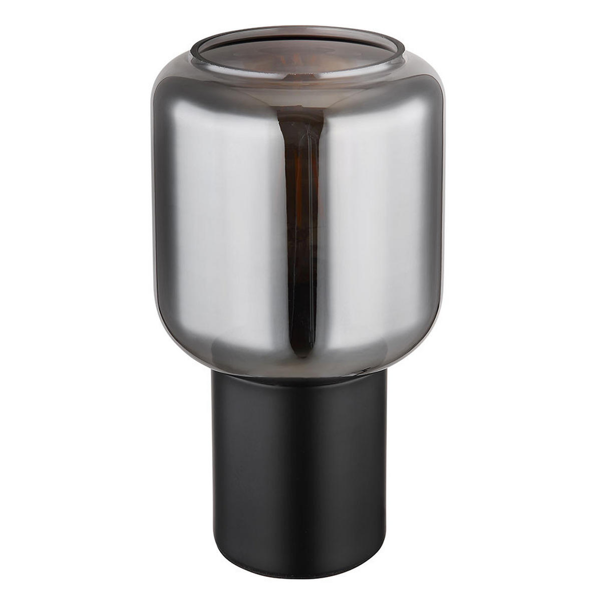 LED TISCHLEUCHTE Metall Grau 2er Set - Grau, Glas (13/13/24cm) - Globo Lighting