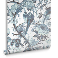 VLIESTAPETE Perrow Ink - Blau, Papier/Kunststoff (52/1000cm) - Graham & Brown