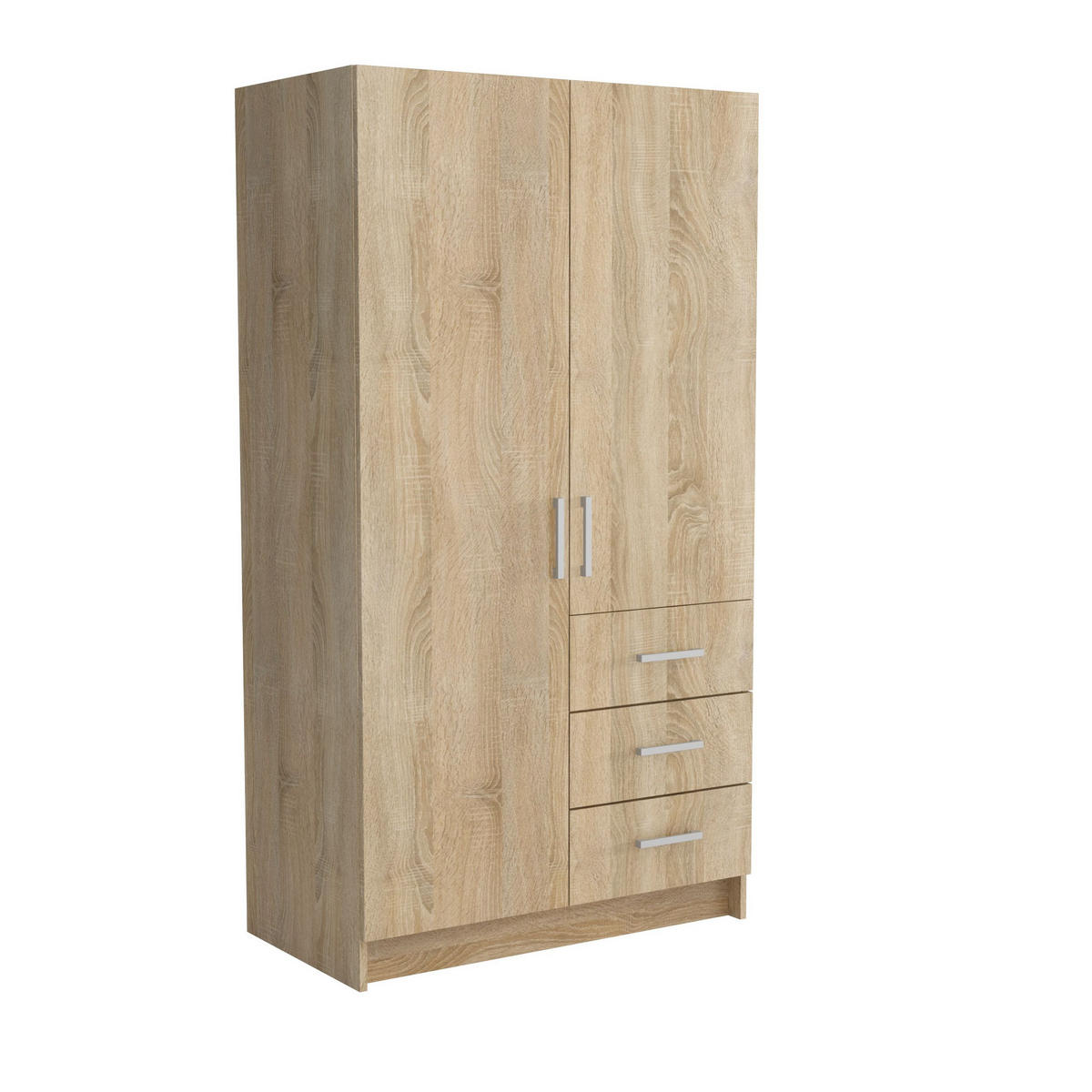 DREHTÜRENSCHRANK PINELLO 96/177/50 cm 2-türig Sonoma Eiche - Sonoma Eiche, Holzwerkstoff (96/177/50cm) - MASSENO