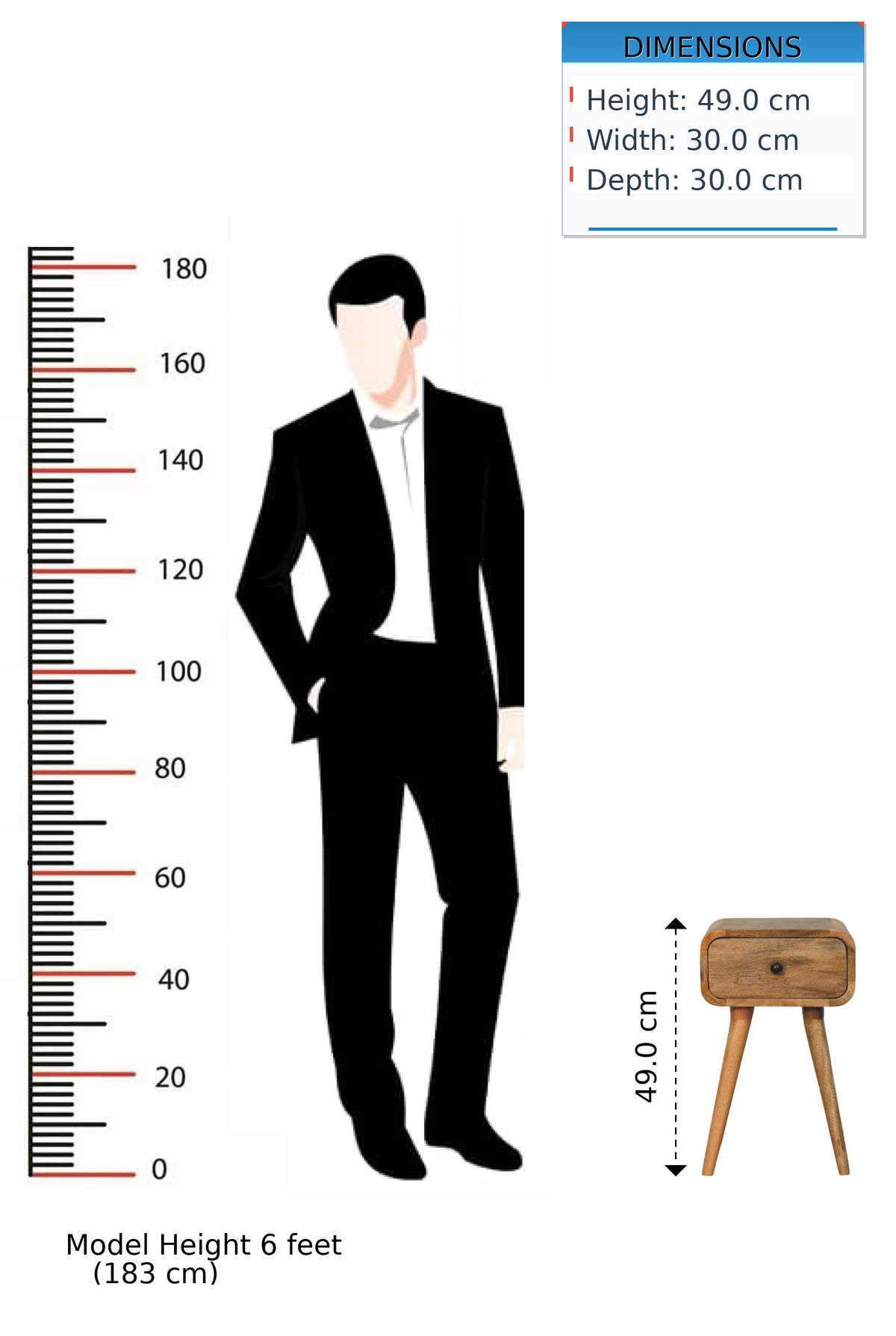 NACHTKASTEN Avora Mini Eichenoptik, 1 Schublade, Beige - Beige/Messingfarben, Holz/Metall (30/49/30cm) - Artisan Furniture