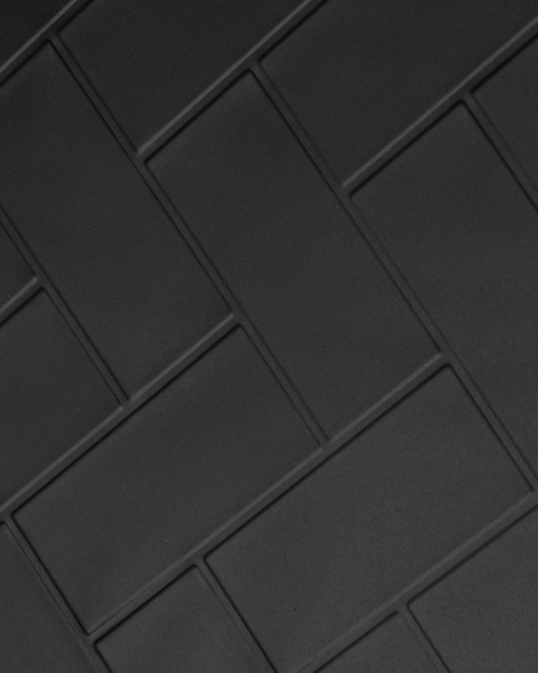 FLIESENAUFKLEBER 1 Stück 30,5 x 30,5 cm Selbstklebende Fliesen - Noce Mattone - Schwarz, Kunststoff (30.5/0.16/30.5cm) - Mazovia