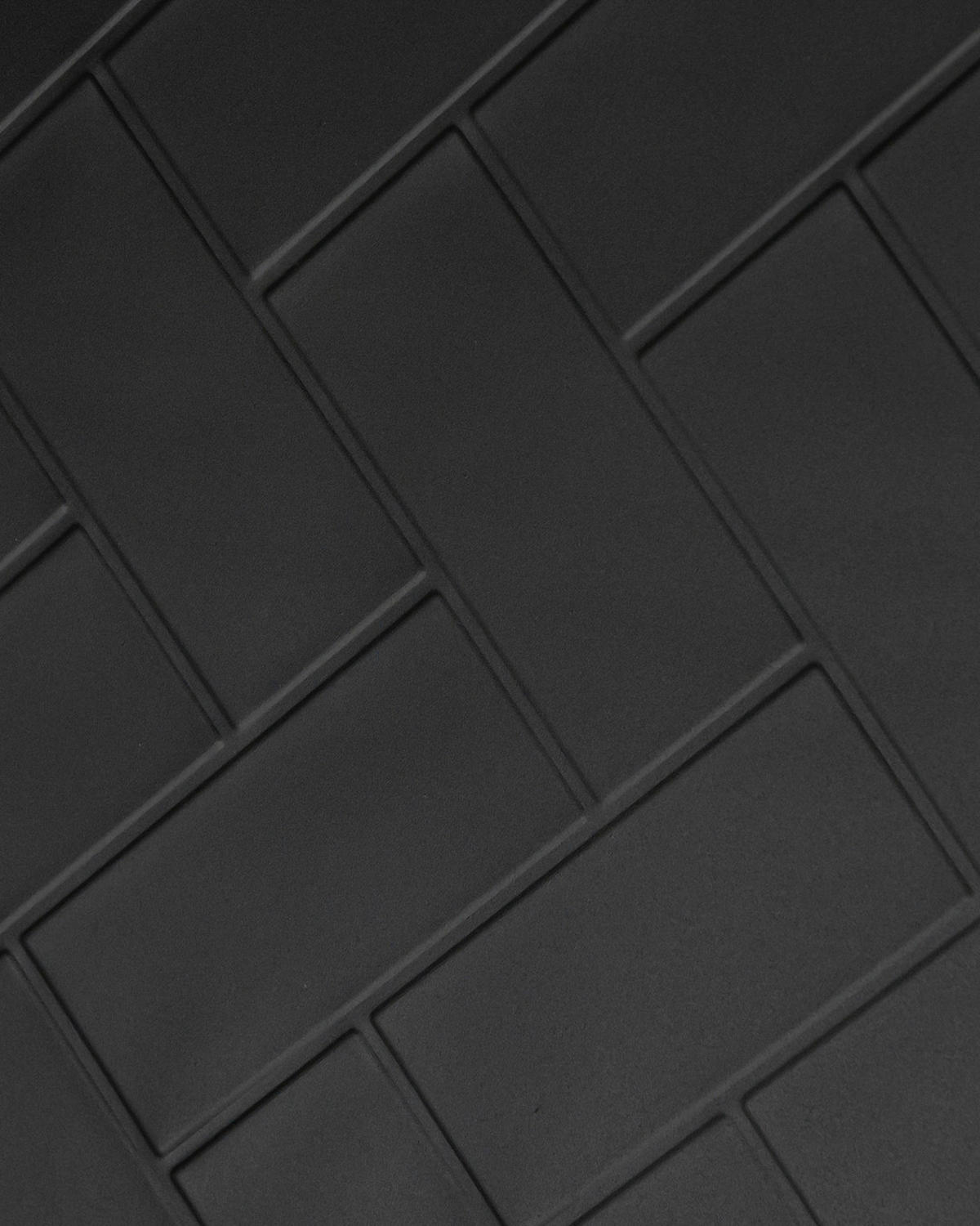 FLIESENAUFKLEBER 1 Stück 30,5 x 30,5 cm Selbstklebende Fliesen - Noce Mattone - Schwarz, Kunststoff (30.5/0.16/30.5cm) - Mazovia