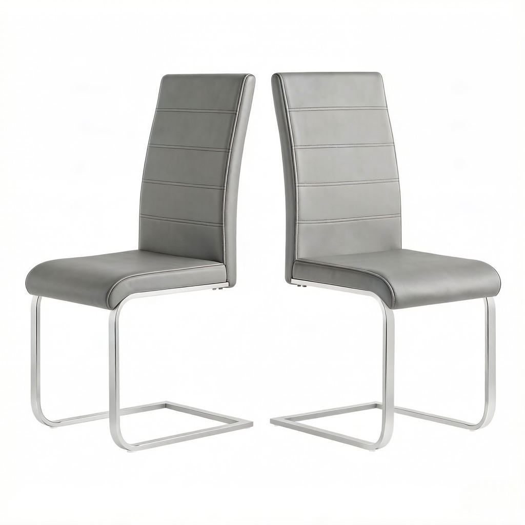 SCHWINGSTUHL DE-36176 2er-Set mit Samtbezug Grau - Dunkelgrau, Metall (51/100/40cm) - ComfortXL