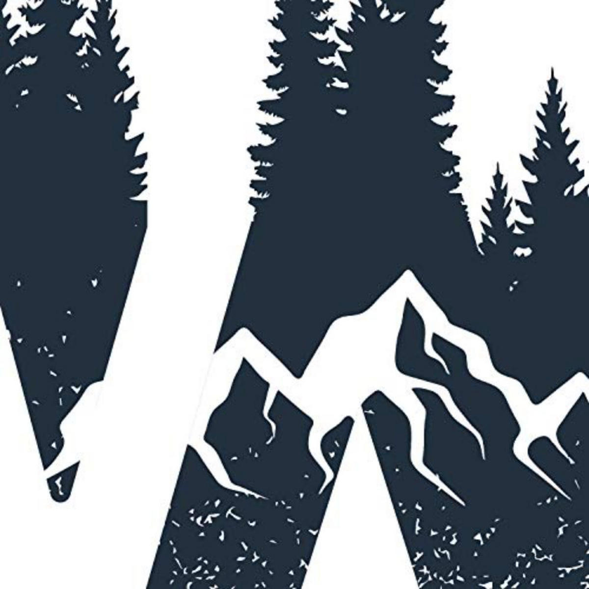 POSTER Set mit 4 Buchstaben NaturDesign Buchstaben H, V, L, W A3 Rahmenlos - Klar, Papier (29.7/3cm) - Nacnic