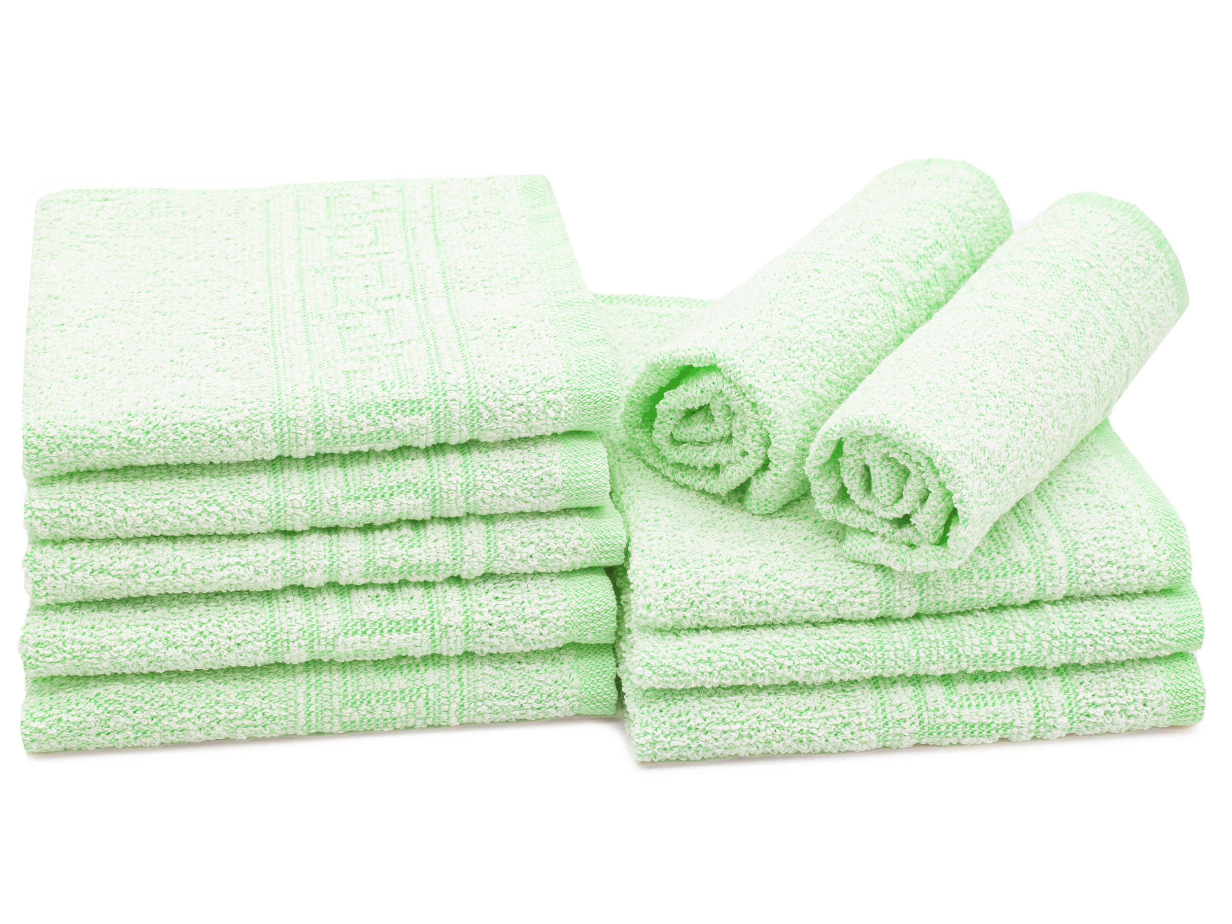 SEIFTÜCHER, 10er-Set, 30x30 cm, 70% Baumwolle, 30% Polyester - Grün, Textil (30/30cm) - Zollner
