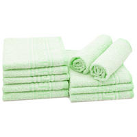 SEIFTÜCHER, 10er-Set, 30x30 cm, 70% Baumwolle, 30% Polyester - Grün, Textil (30/30cm) - Zollner