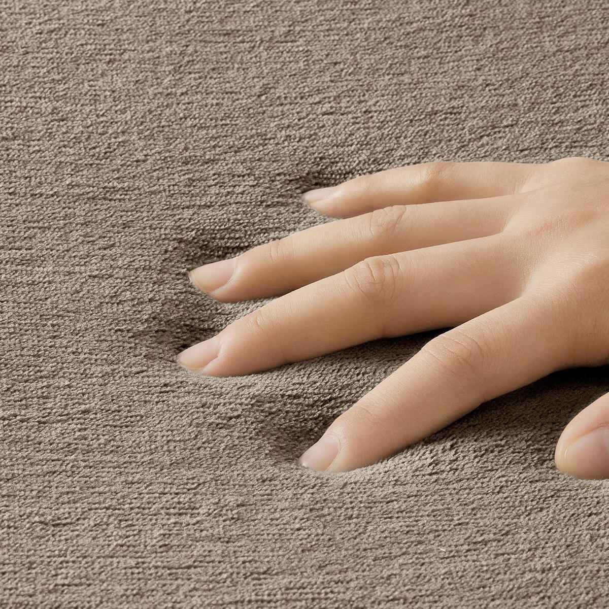 KINDERTEPPICH Beige Ø 80 cm - Beige, Kunststoff (80/80cm) - TT Home