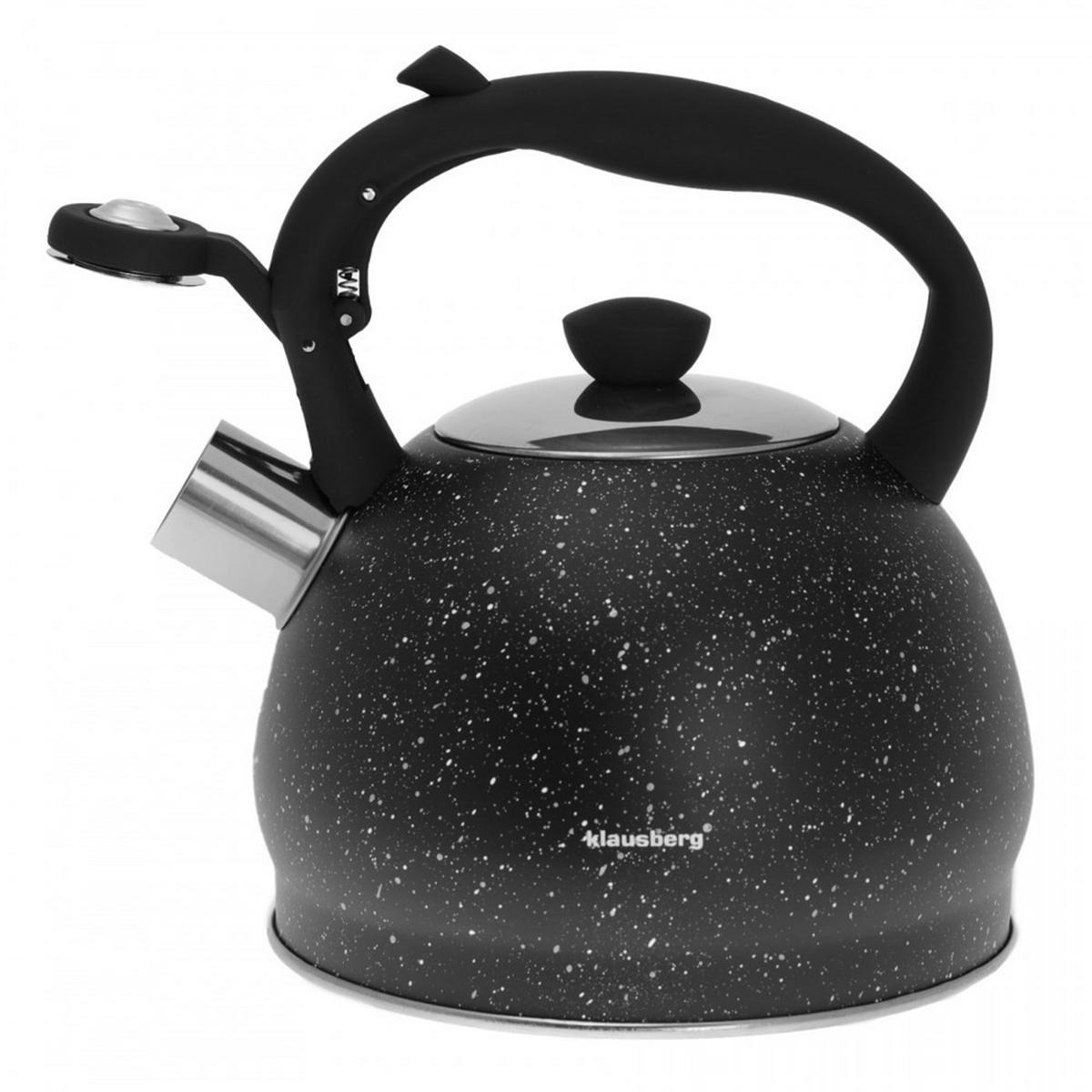 WASSERKESSEL Schwarz 19.5/18/20.5 cm KB7320 - Schwarz, Kunststoff (19.5cm) - Klausberg 