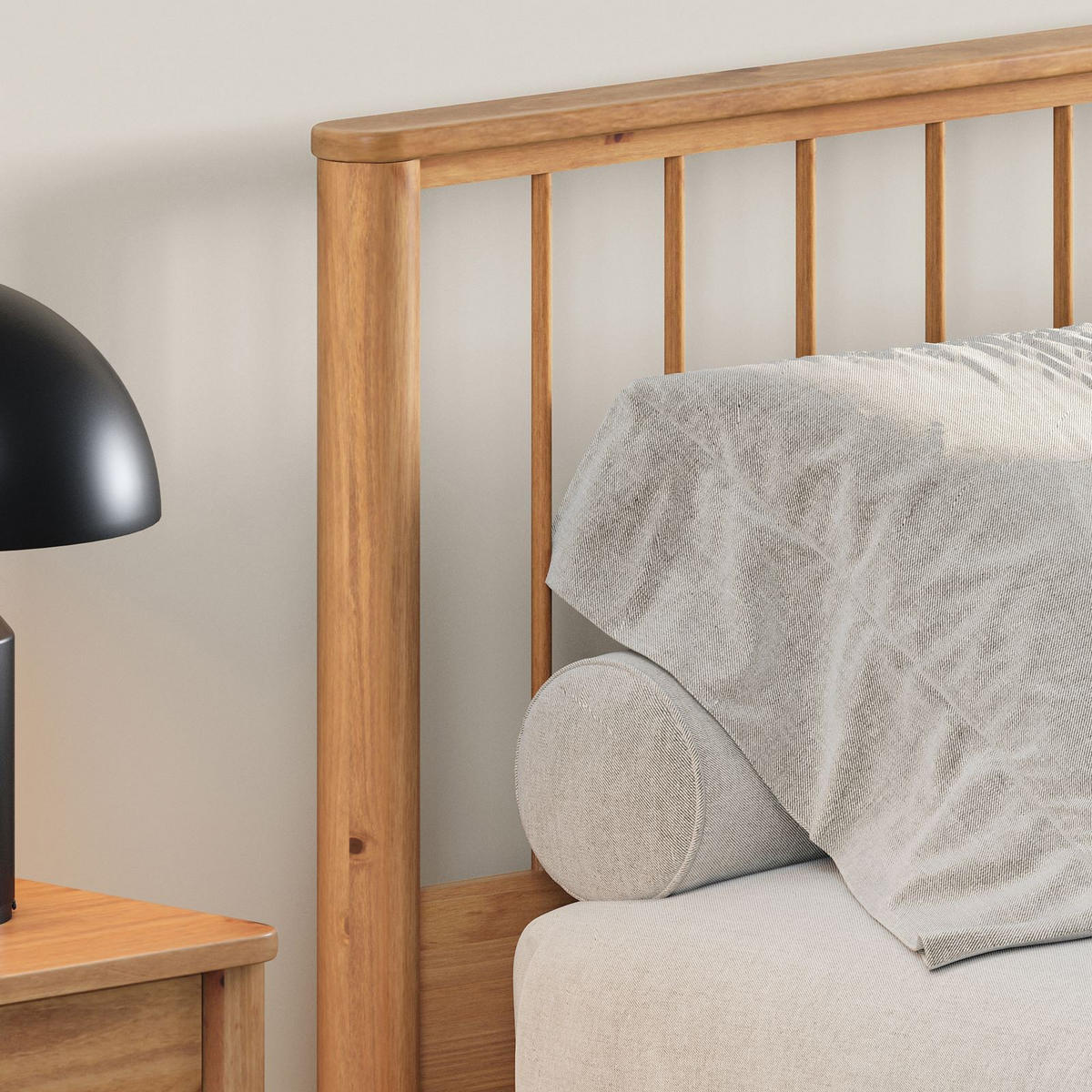 BETT APOANA 160X200 CM - Eichefarben, Holz (160/200cm) - IDIMEX