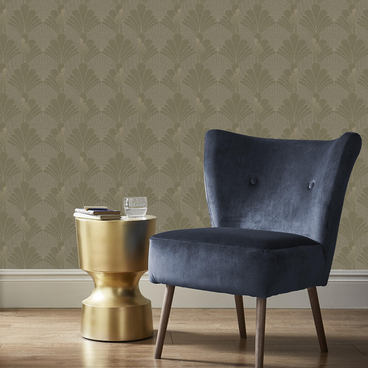 TAPETE Leandra - Beige, Papier/Kunststoff (52/1000cm) - Superfresco Easy