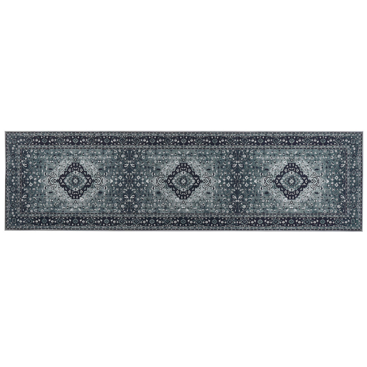 KURZFLOR-TEPPICH Vadkadam 300/80 cm - Grau, Kunststoff (80/300cm) - Beliani
