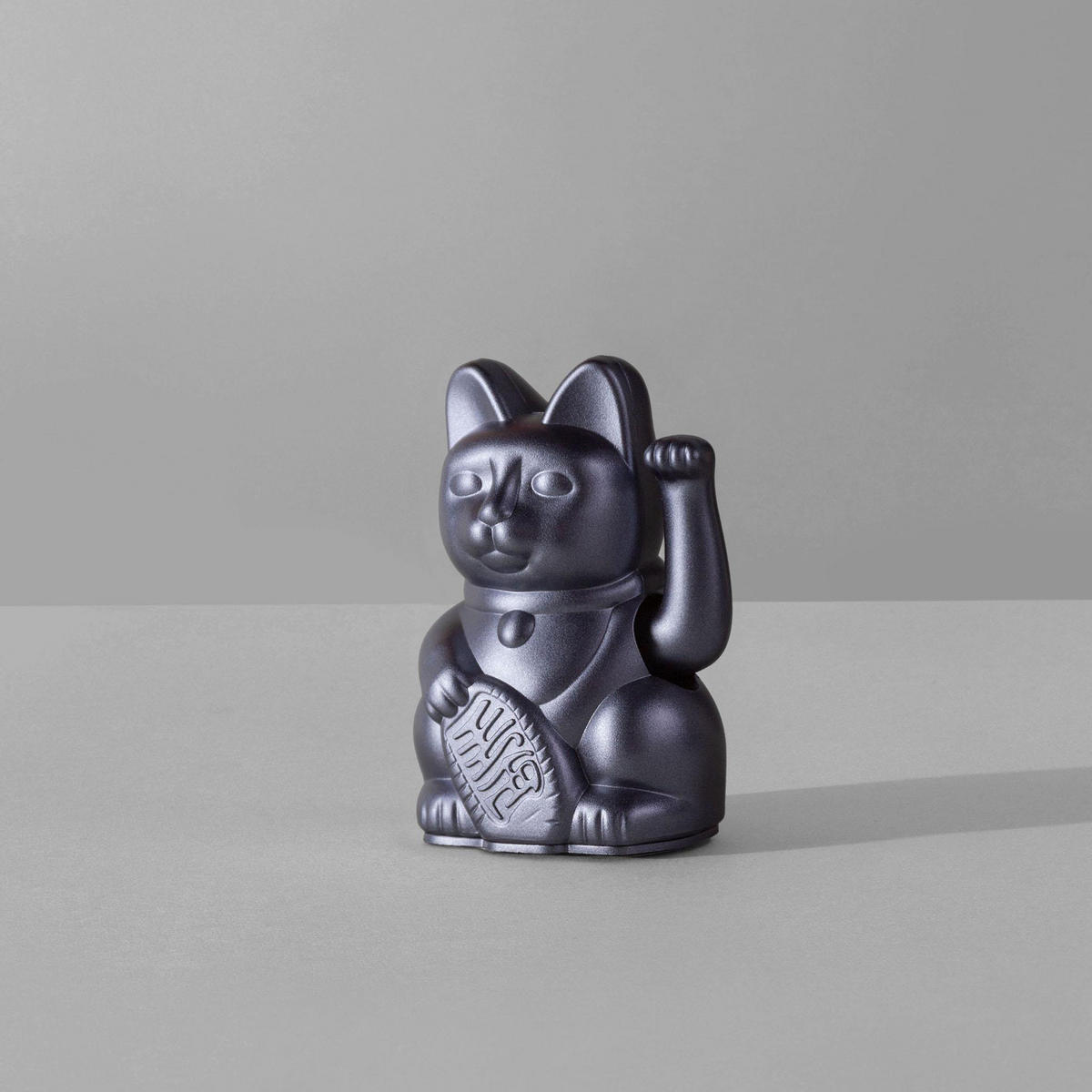 WINKEKATZE Lucky Cat Mini, Kunststoff, Galaxy, 10 cm - Blau, Kunststoff (5.2/9.8/6.7cm) - Donkey Products