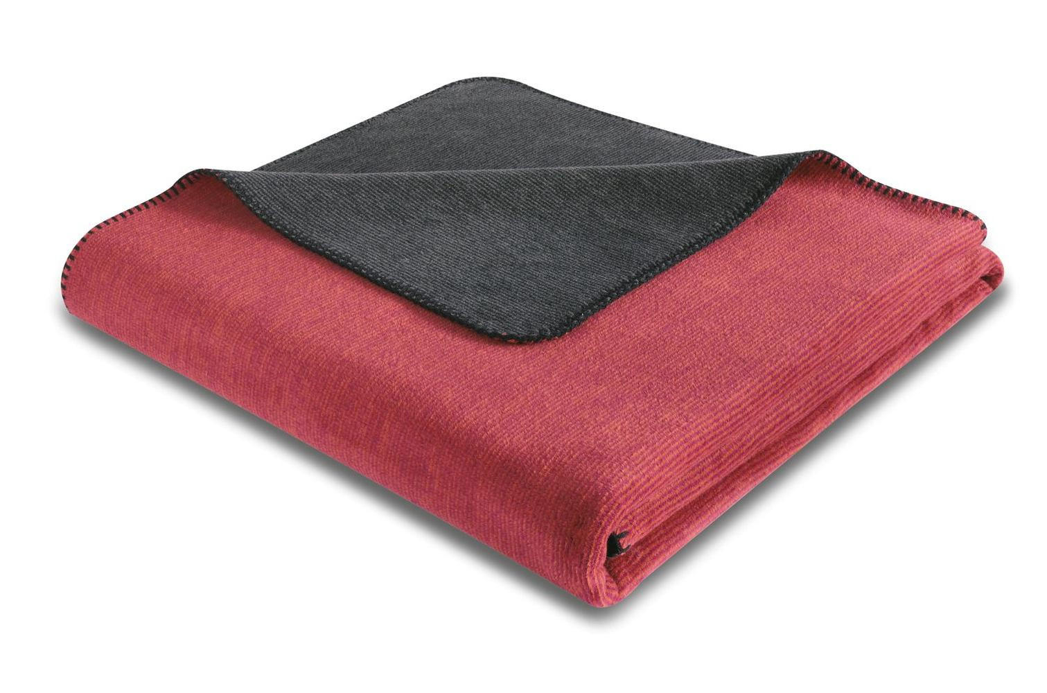 TAGESDECKE Plum-Schiefer 150 x 200 cm - Kirschrot, Textil (150/200cm) - Biederlack